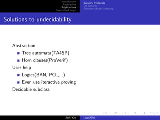 Logic for security | PDF