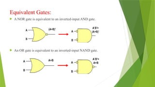Nor Gate Inverted Input Logic Gates-1 Master of Computer Applications, COA | PPTX