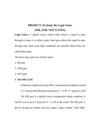 Logic gates | DOC