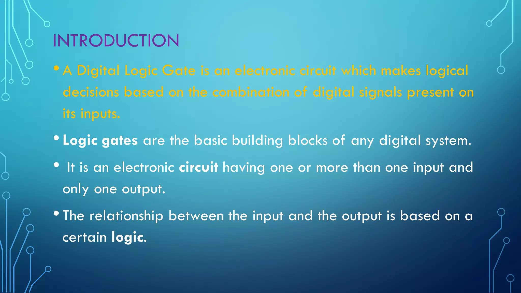 Logic gates | PPT