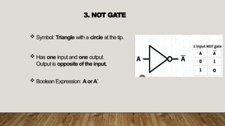 Introduction to Basic Digital Logic Gates | PPT