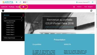 Karuta:  Les fonctions esentielles d'un portfolio électronique libre Slide 16