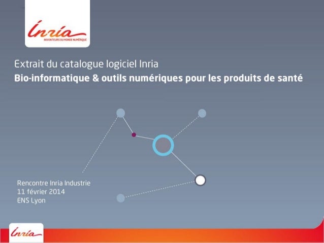 Catalogue Logiciels Bio Informatique Et Outils Numeriques