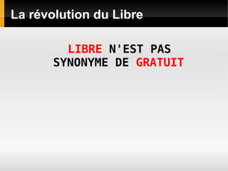 Logiciels libres 2014