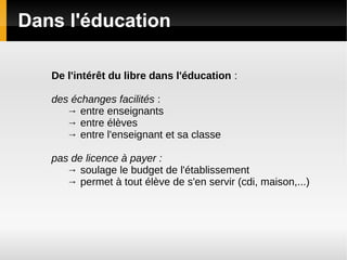 Logiciels libres 2014