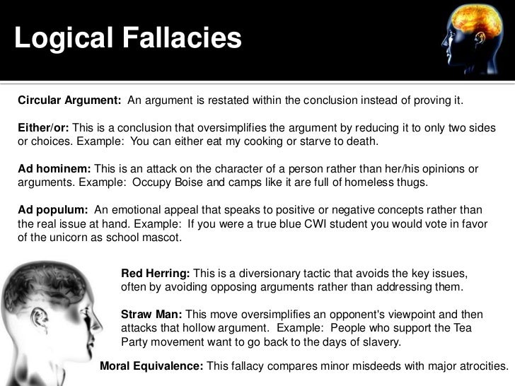 Logical conclusions examples picture