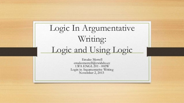 Essay about logic