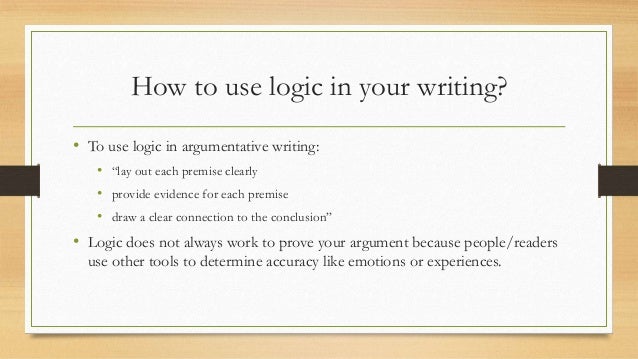 Essay about logic