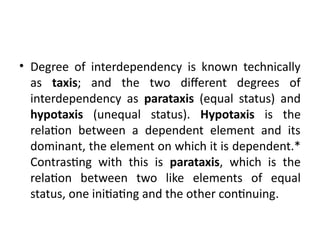 Peritaxis Understanding Logic and Interdependency in Clause Complexes Using ...