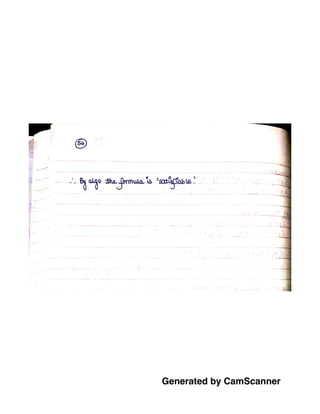 Generated by CamScanner
 