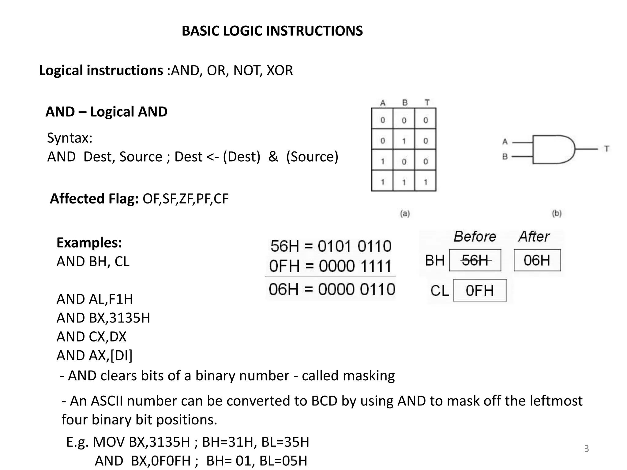 Logic instructions part 1 | PPT