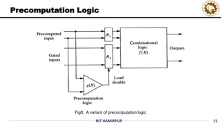 Precompute Logic Level Techniques for Power Reduction | PDF