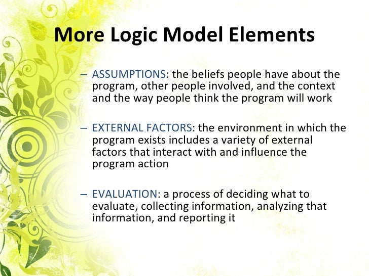 Logic Models For Grant Writing