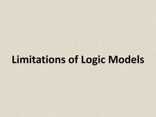 Logic models and basic evaluation | PPT
