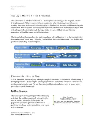 Logic Model Workbook | PDF