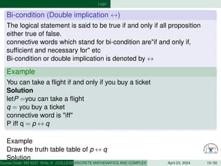 logic noes.pdf Logicis the mathematical concept used to used to draw a ...