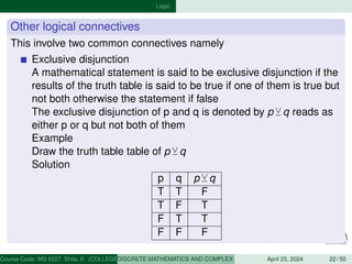Disjunction Examples Drawing logic noes.pdf Logicis the mathematical concept used to used to draw a ...
