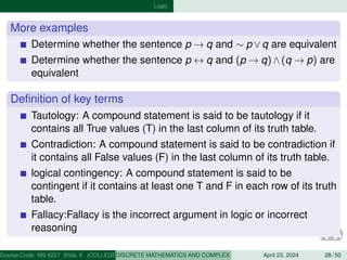 logic noes.pdf Logicis the mathematical concept used to used to draw a ...