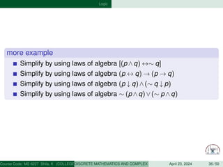 ∧ Math logic noes.pdf Logicis the mathematical concept used to used to draw a ...