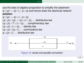 ∧ Math logic noes.pdf Logicis the mathematical concept used to used to draw a ...