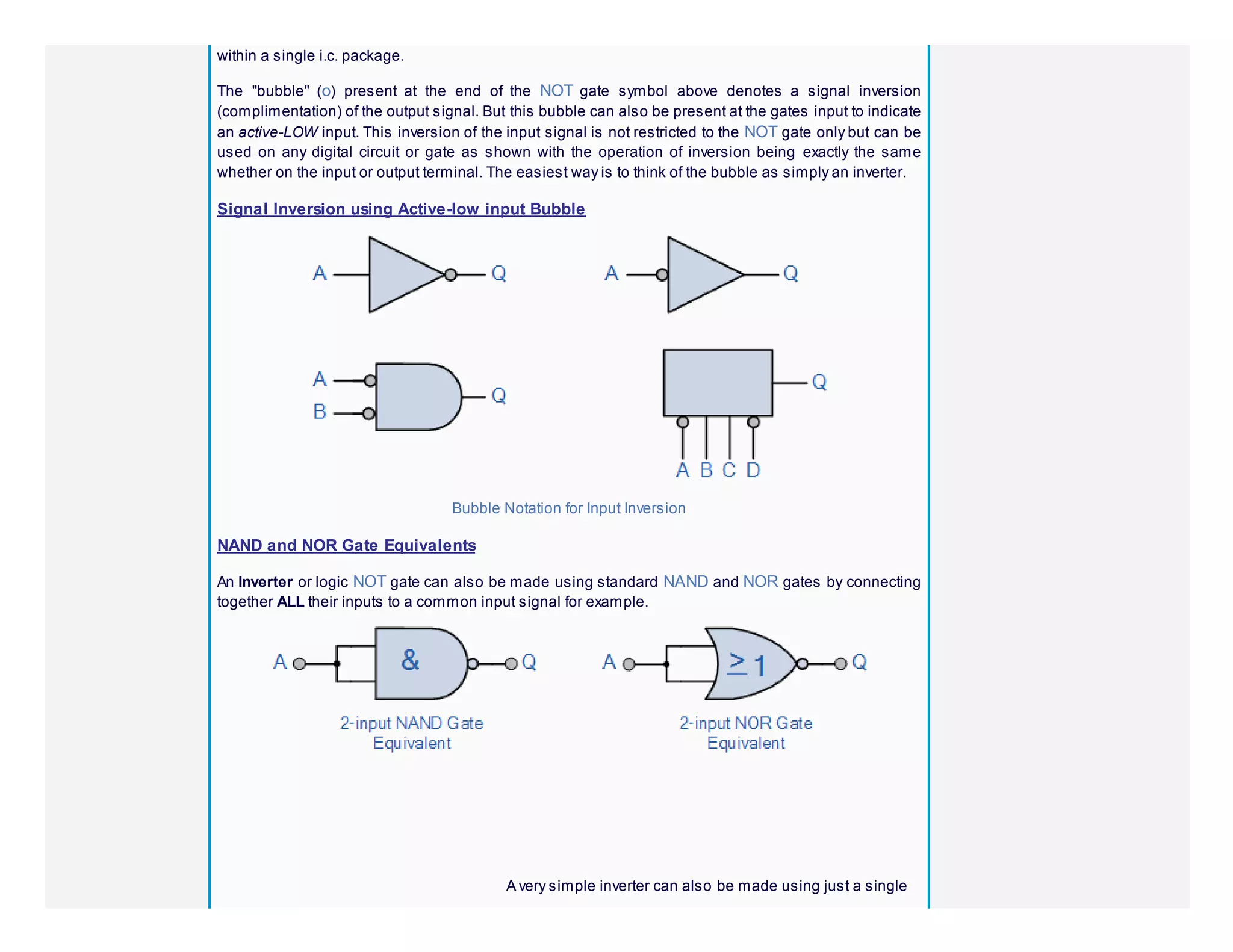 Logic not gate tutorial with logic gate truth table | PPT