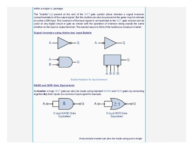 Logic not gate tutorial with logic gate truth table