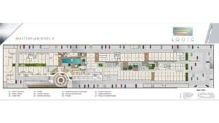 MASTERPLAN NÍVEL 0
01 – PORTE-COCHÈRE
02 – PAINEL VERDE
03 – LOBBY STAY
01
02
03
06
08 09
07
04
11
05
12
11
10
11
04 – BISTRÔ
05 – LOUNGE PISCINA
06 – PISCINA COM RAIA
07 – HIDROMASSAGEM AQUECIDA
08 – SAUNA COM REPOUSO
09 – FITNESS
10 – ESCADA ROLANTE
11 – LOBBY COMERCIAL
12 – PRAÇA DE ALIMENTAÇÃO
 