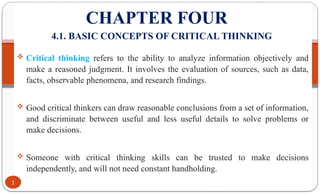 Comprehensive Guide to Critical Thinking: Concepts, Standards, and ...