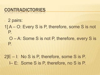O PROPOSITIONSUBJECTPREDICATE