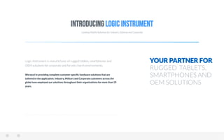 Logic Instrument: leader in rugged mobile solutions | PDF