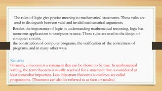 Comprehensive Introduction to Logic and Mathematical Proofs in Computer ...