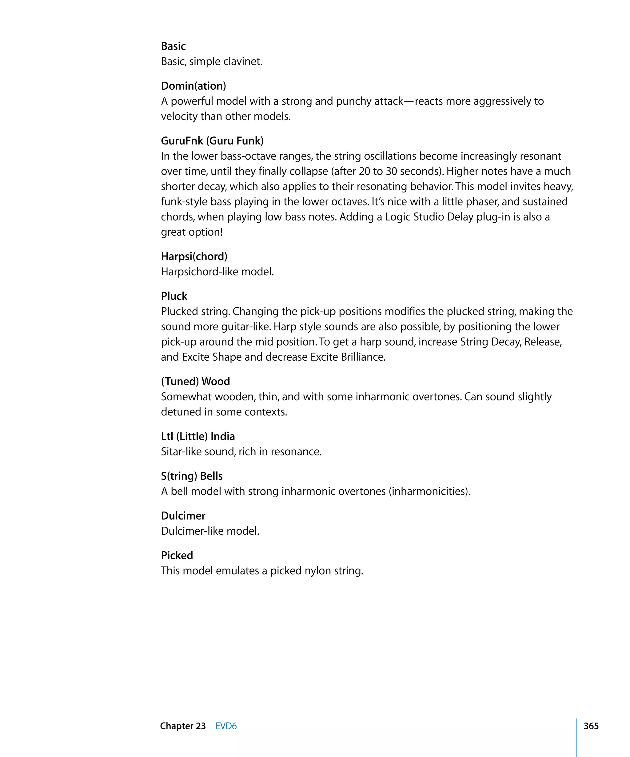 Logic Studio Instruments And Effects