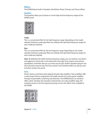 Logic Studio Instruments And Effects