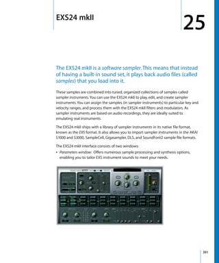 Logic Studio Instruments And Effects