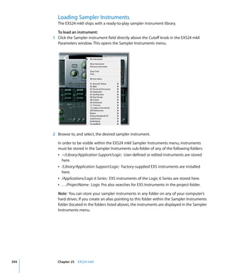 Logic Studio Instruments And Effects
