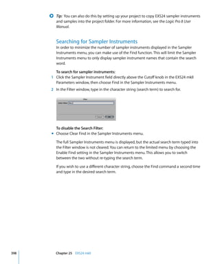 Logic Studio Instruments And Effects