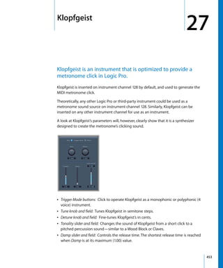 Logic Studio Instruments And Effects