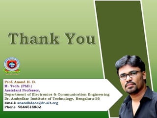 Prepared by Prof. Anand H D,Dept. of ECE,
Dr. AIT, Bengaluru-56
33
 