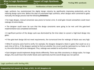 Logic synthesis using Verilog HDL | PDF | Programming Languages | Computing