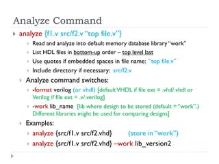 Automated Synthesis from HDL models Design Compiler (Synopsys) | PDF