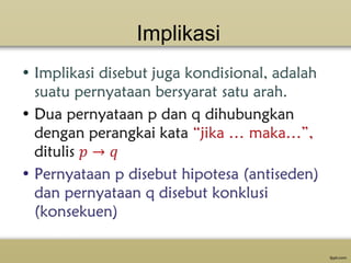 Implikasi

 