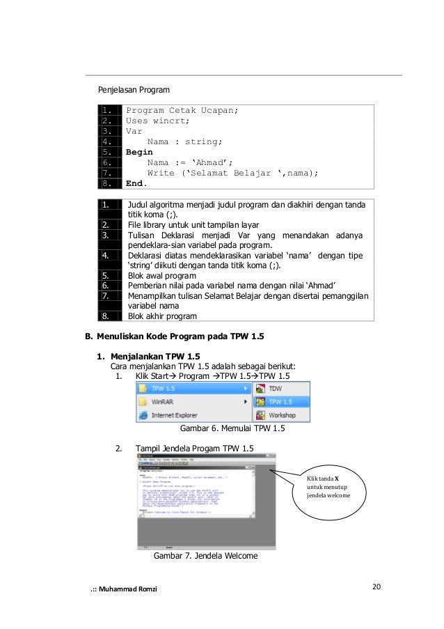 Modul Logika dan algoritma