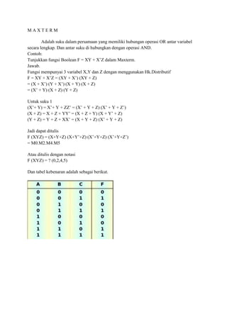 Logika boolean (algoritma&pemrograman 1 b) | PDF