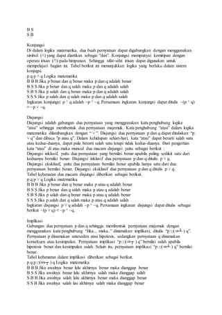 Logika matematika | PDF