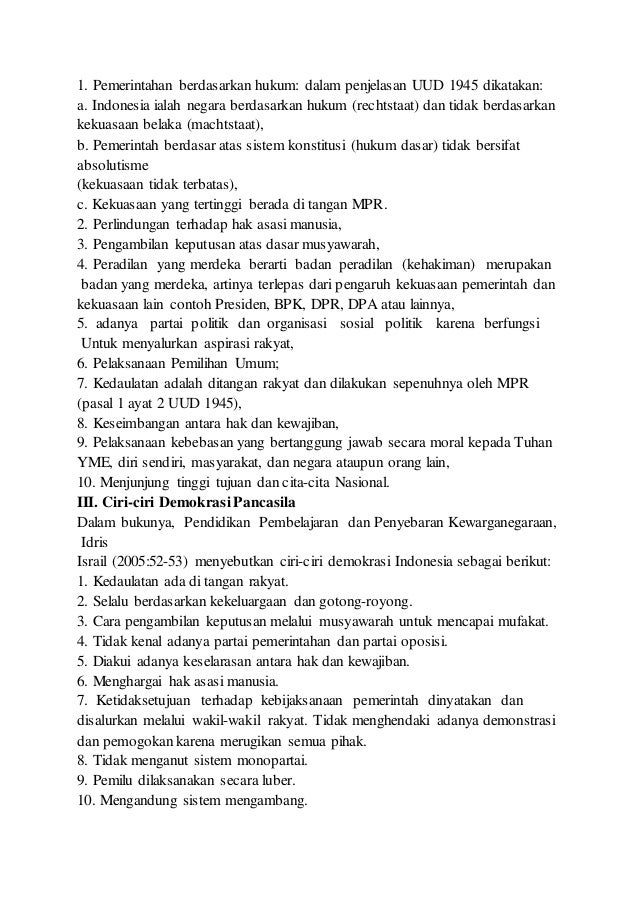 Klasifikasi Demokrasi Berdasarkan Pemahaman Terhadap Suatu Ideologi