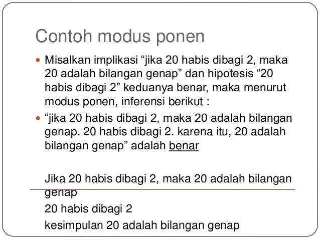 Logika matematika pertemuan 2 (inferensi)