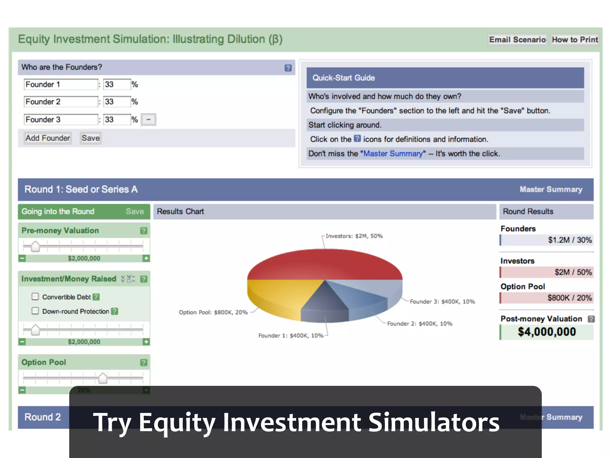 Try	
  Equity	
  Investment	
  Simulators
 