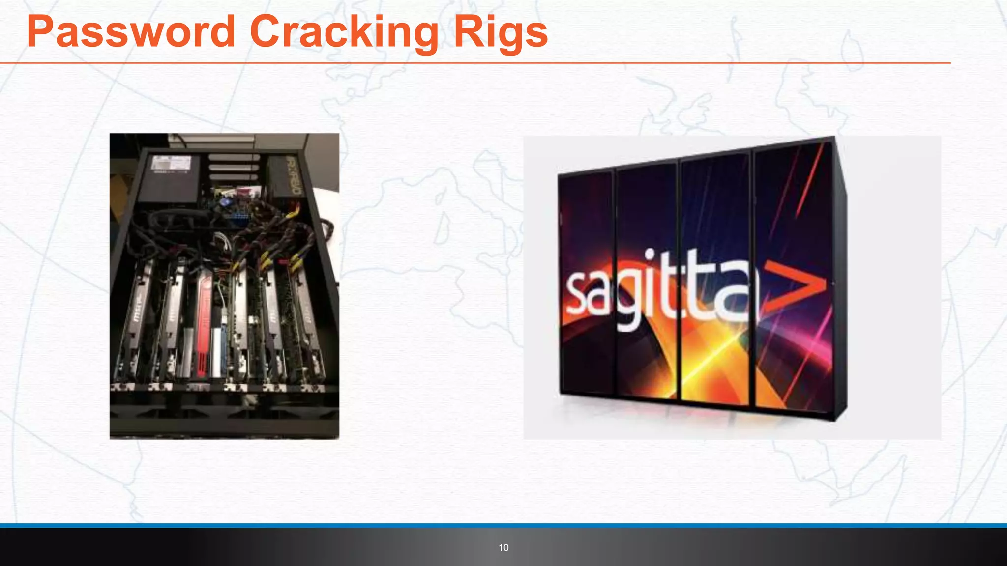 10
Password Cracking Rigs
 