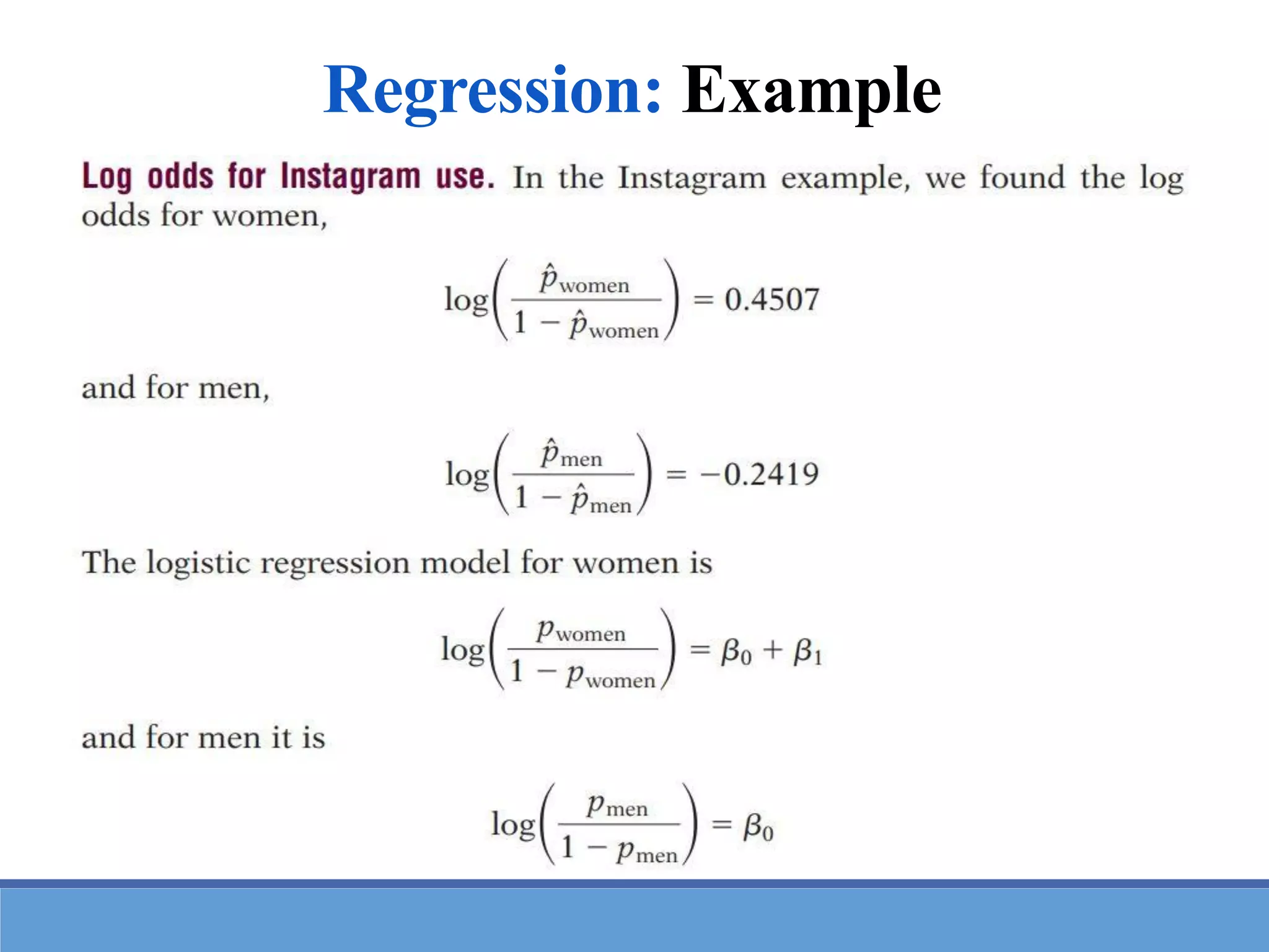 Regression: Example
 