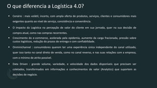 Logistica 4.0 - Impactos da Transformação Digital
